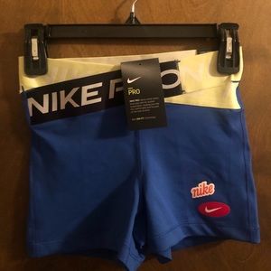 Nike pro training spandex shorts